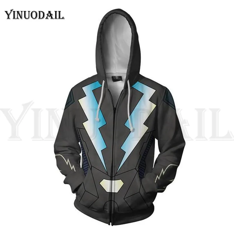 

Men and Women Zip Up Hoodies The Avengers Endgame Falcon 3D Hooded Jacket Captain Marvel Sweatshirt Streetwear Cosplay Costume