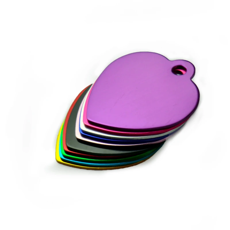 Оптовая продажа 100 шт. Алюминиевая бирка для удостоверения личности питомца в