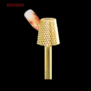 

2pcs HIVISOIN Carbide Nail Drill Bit - Tapered Backfill Bit - M(60100020) - Gold