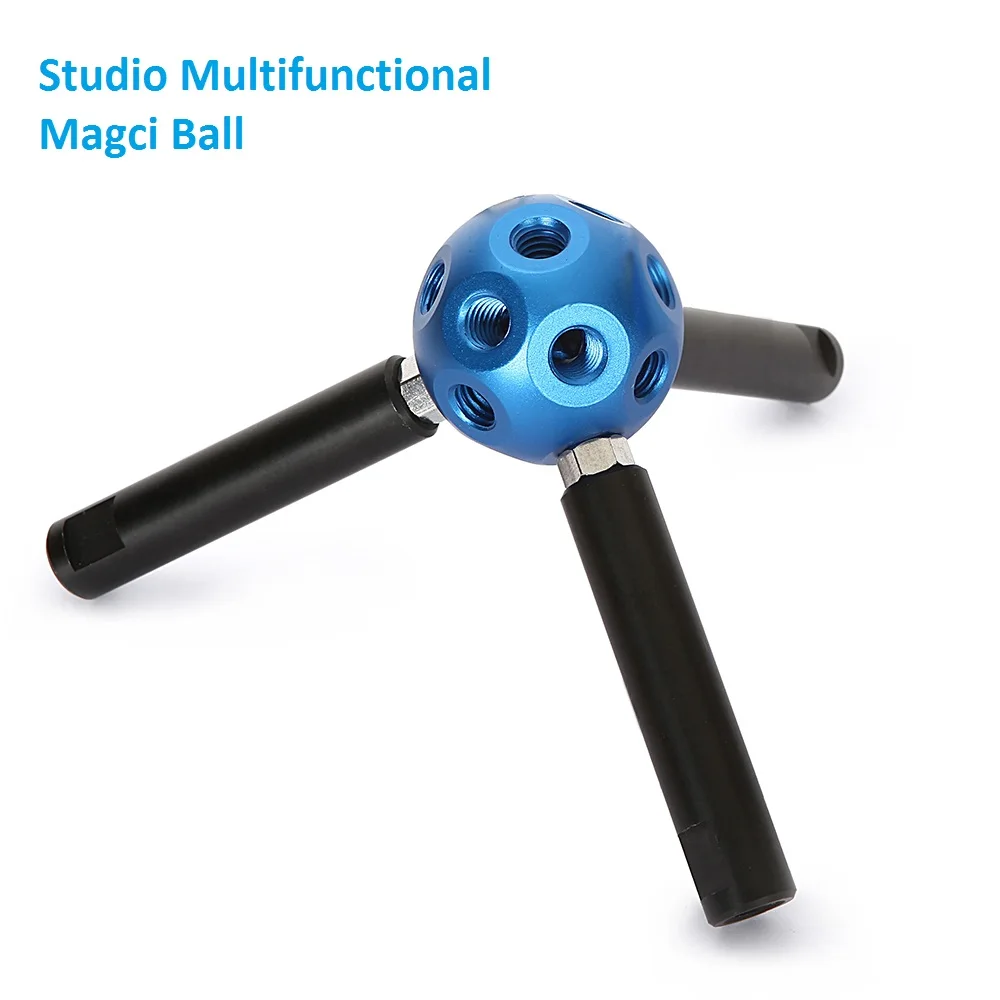 

Photography Equipment Multifunctional DIY Magic Ball with 18 3/8 Hole for Studio Tripod Light Stand Bracket Connect Stick
