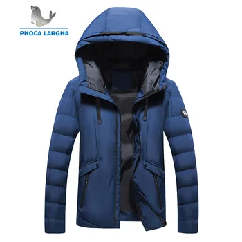 

New Winter Jacket Men Clothes Casual Stand Collar Hooded Collar Fashion Winter Coat Men Parka Outerwear Warm Slim fit 4XL