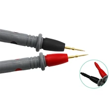1 Pair 20A Multimeter Needle Tip Meter Multi Meter Tester Lead Probe Cable Wire Pen Universal Probe Test Leads Pin For Digital zeast vc97 digital multimeter 3 3 4 capacitor frequency tester meter professional electric leads instruments lcd probe