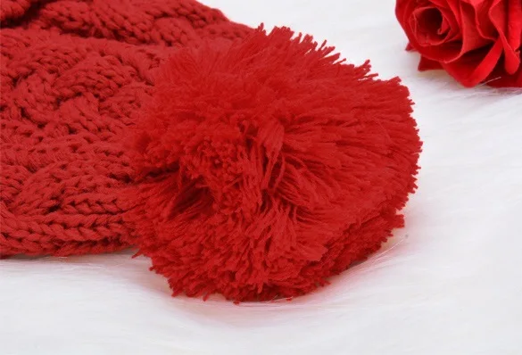 4 цвета Высокое качество Корейская версия модные однотонные теплые Вязание женский шарф + шляпа дикий утолщаются 2 шт. Hairball
