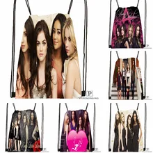 Пользовательские милые маленькие лжецы походная сумка на шнурке милый рюкзак для детей(черная спинка) 31x40 см#180531-02-57