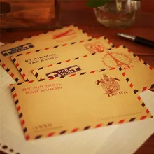 10 шт./упак. большой размер Конверт Ретро открытка Письмо высокого качества, самодельная канцелярская бумага для хранения школьные принадлежности Прямая