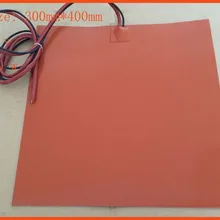 Riscaldatore riscaldatore del силиконовые stampante 3d 300*400 мм 12 В 360 Вт 3 м adhesie 100 к termistore вакуумная труба изоляции pad
