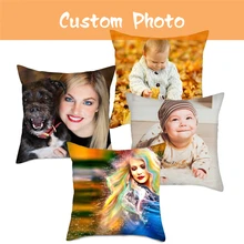 Fuwatacchi Customized Style Cushion Cover DIY Customized Polyester Throw Pillow Home Decorative Flax Square Printing Pillowcase Fuwatacchi Customized Style Cushion Cover DIY Customized Polyester Throw Pillow Home Decorative Flax Square Printing Pillowcase