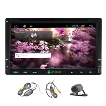 Wireless Camera+Pure Android 4.2 6.2” HD 2 DIN GPS Navigation Car Stereo DVD CD mp3 Player In Dash Car Radio Audio Video iPod