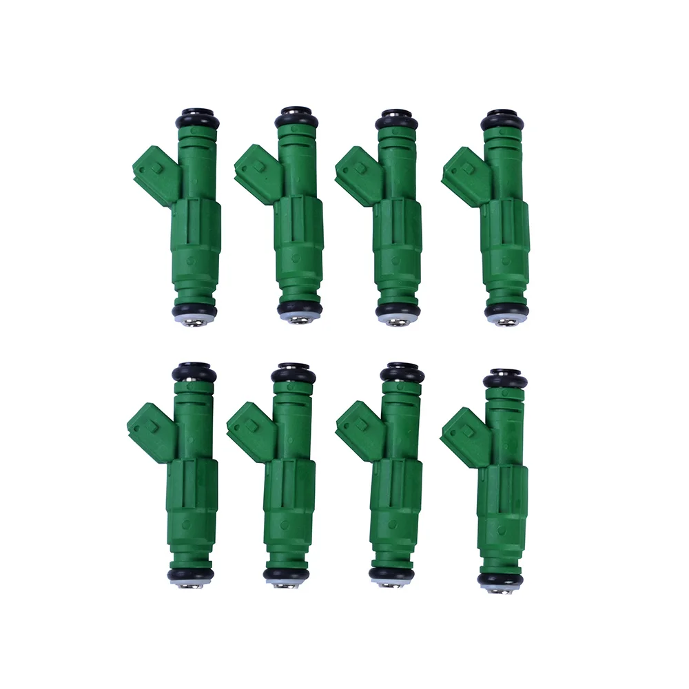 

ESPEEDER 8pcs High Flow 440CC Fuel Injector Engine Parts Injection Nozzle Fuel Injector Green Car-styling