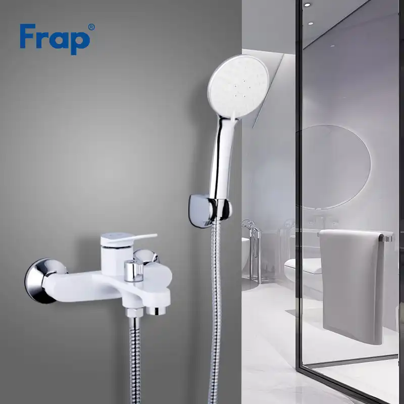 Frap Bathroom Shower Faucet Set Br Spray Paint Wall Frap Bathroom Shower Faucet Set Br Spray Paint Wall