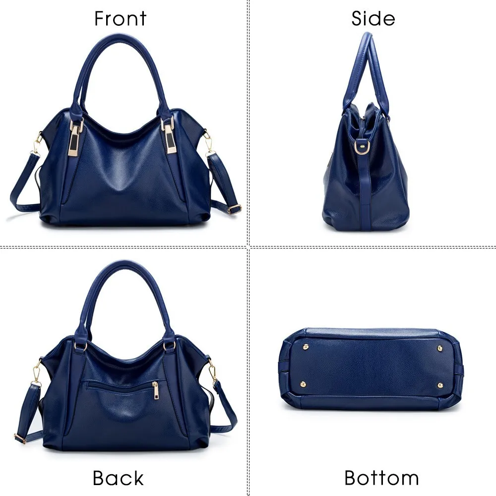  TTOU Designer Women Handbag Female PU Leather Bags Handbags Ladies Portable Shoulder Bag Office Lad - 32945428218
