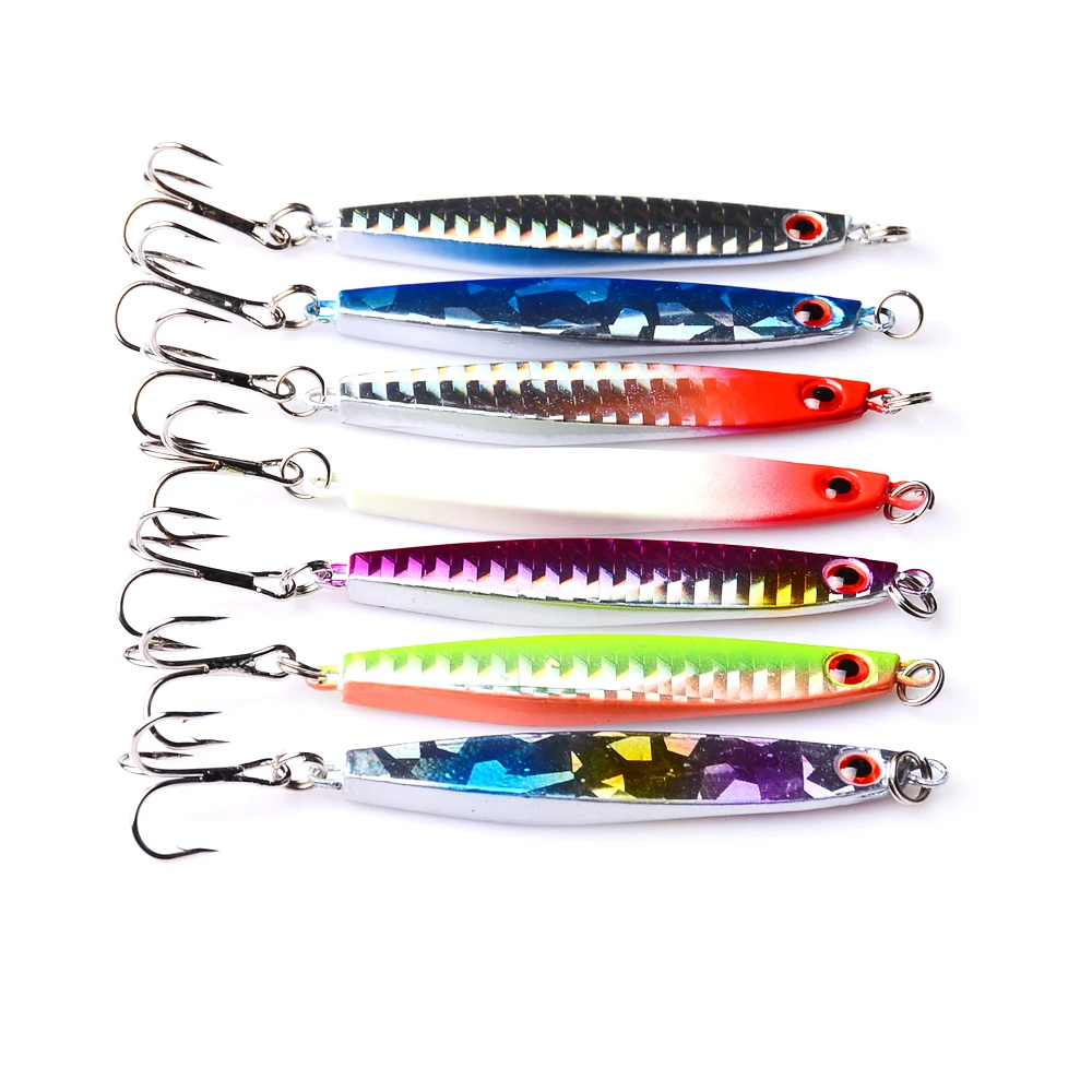 350pcs fishing metal lure 14g 21g Lead Fish metall jig head Bass fishing lure spoon isca de pesca jigging lure