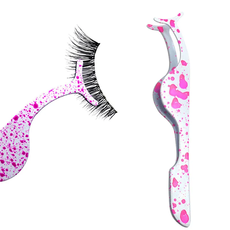 

1pc Stainless steel False Eyelashes curler fake eyelashes Extension Applicator Remover Clip Tweezer Nipper Beauty Tool maquiagem