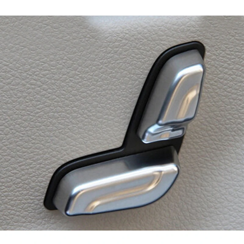 4 шт. Chrome внутренняя сиденье Кнопка регулировки Накладка для Mercedes Benz C Class W204 2008-14