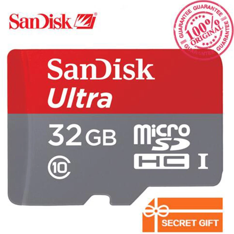 SanDisk Micro SD Memory Card 16GB 32GB 64GB 128GB MicroSD Cards SDHC SDXC Max 80M/s Uitra C10 TF Trans Flash Mikro Card C4 8G