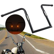 25 мм руль светодиодный поворотные сигнальные огни Ape вешалка для Harley Sportster Yamaha Honda Suzuki Chopper Bobber Pit Dirt Bike