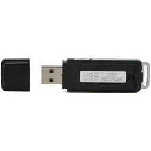 30 компл./лот Профессиональный цифровой диктофон Регистраторы 8 Гб мини-диктофон WAV аудио Регистраторы USB флэш-диск MP3 музыка 960Hr 32 кбит/с