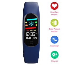 

CW27 New Smart Bracelet 0.96'' OLED Blood Heart Rate Monitor Push Message Swimming Wristband for iphone Huawei Honor