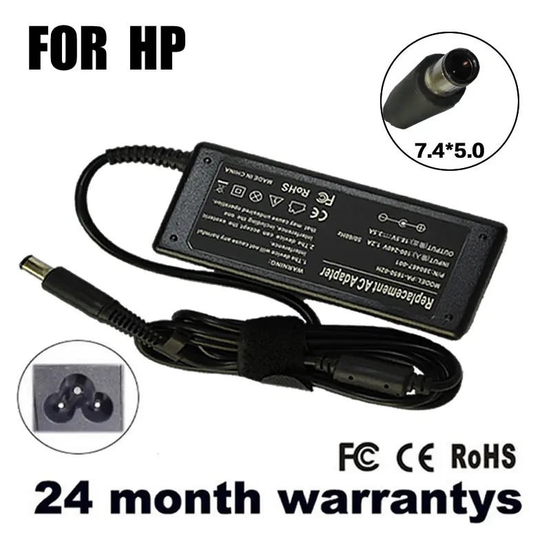 65W 18.5V 3.5A Laptop AC Adapter Power Supply Notebook Charger For HP Compaq G62 CQ45 CQ40 G6