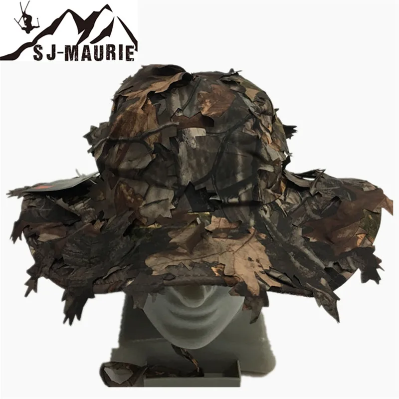 

Sports Caps Hunting Military Tactical Army Anti-scrape Bionic Leaf Army Camo Hunting Hat Sniper Hidden Jungle Hunting Caps