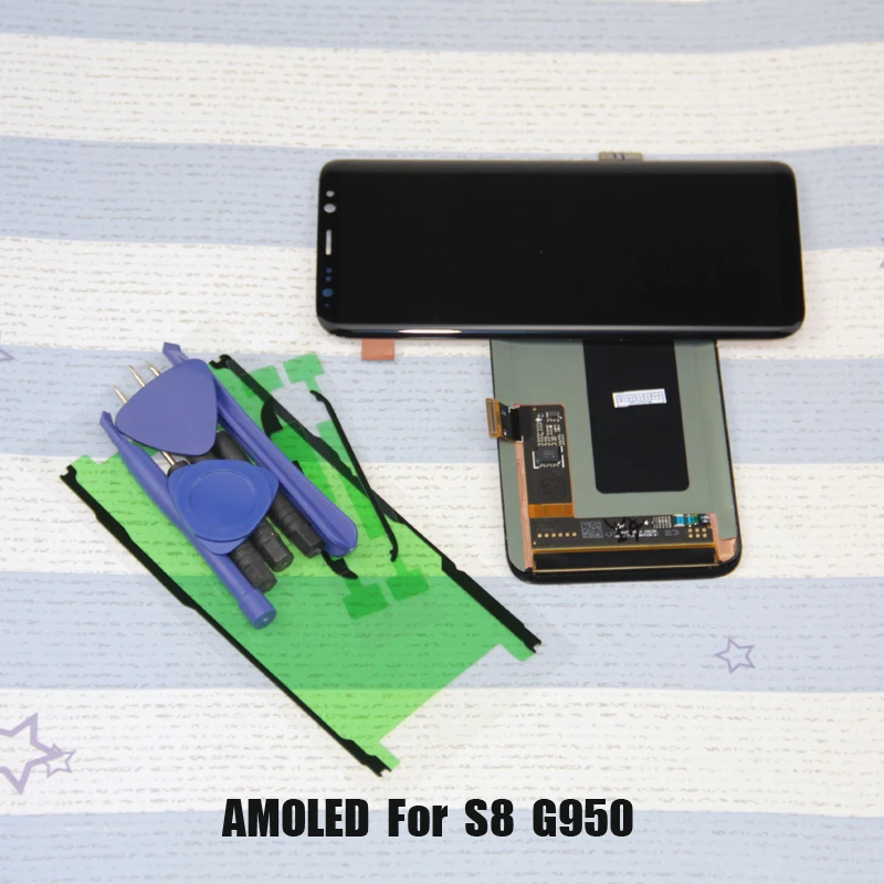 Super AMOLED LCD Display For Samsung Galaxy S8 G950 G950F mobile phone