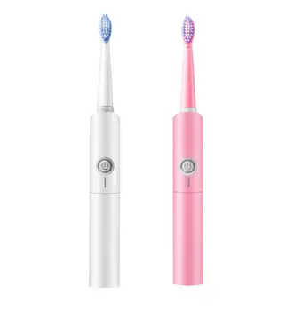 

Sonic Vibrating Electric Toothbrush With 2 Replacement Brush Heads Oral Dental Hygiene Health Products Battery Operated