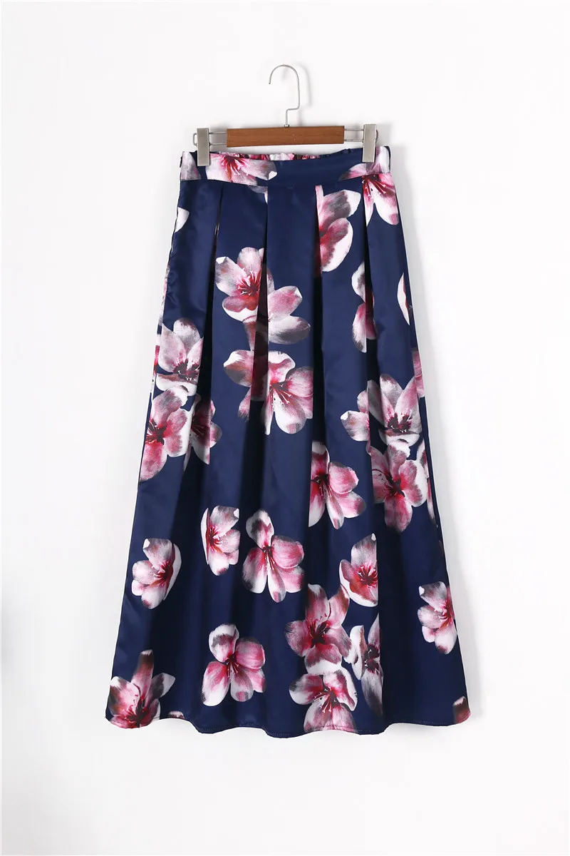 Женская атласная юбка макси с высокой талией плиссированная длинная в пол