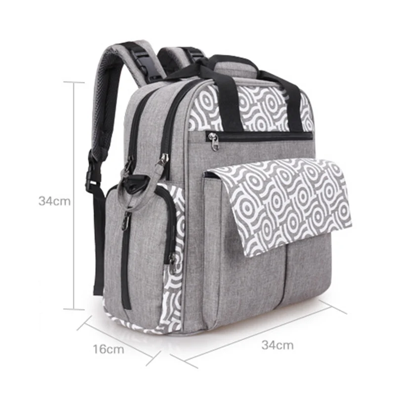 Mummy Nappy Maternity Bag Multifunction Baby Diaper Bag Large Capacity Travel Nursing Backpack Newborn Bags Mochila BB6073 (7)