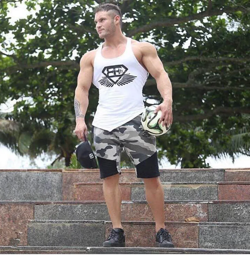 Shorts Men 2016 Summer Fashion Mens Shorts Casual Cotton Slim Bermuda Masculina Beach Shorts Joggers Trousers