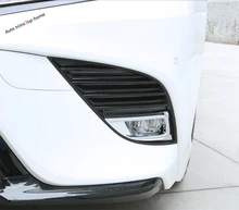 Yimaautotrims Frontale Testa Nebbia Illumina la Lampada Della Copertura Della Protezione Accessori Esterni Trim 2 Pcs Misura Per Toyota Camry 2018 2019/ ABS