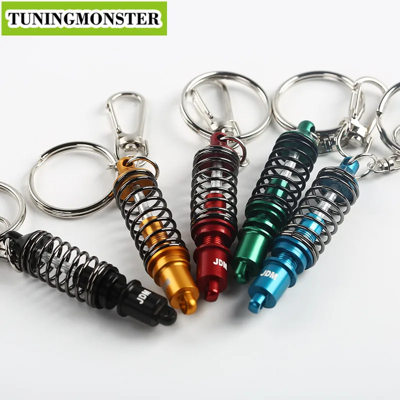 

Coilover Damper Suspension Shock Absorbers JDM Keychain Keyring Key Chain Ring Keyfob Mini Zinc Alloy Car Truck Racing