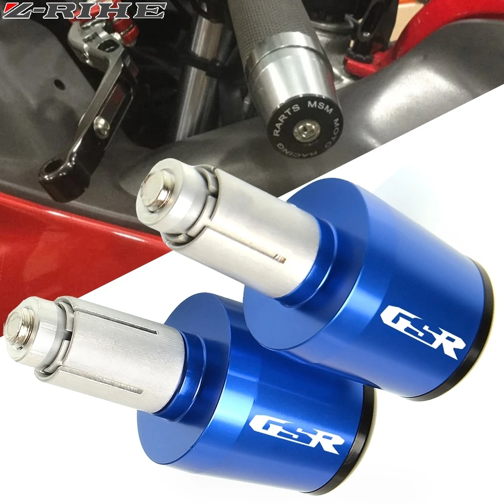 CNC 22 мм для SUZUKI GSR 750 600 400 Руль рукоятки Грипсы крючок Кепки концевые заглушки