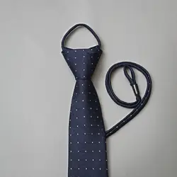 Vomint 2019 новый мужской шеи галстук тянуть веревку галстук жаккард Бизнес легко тянуть молния галстук мода мужской аксессуар ленивый галстук