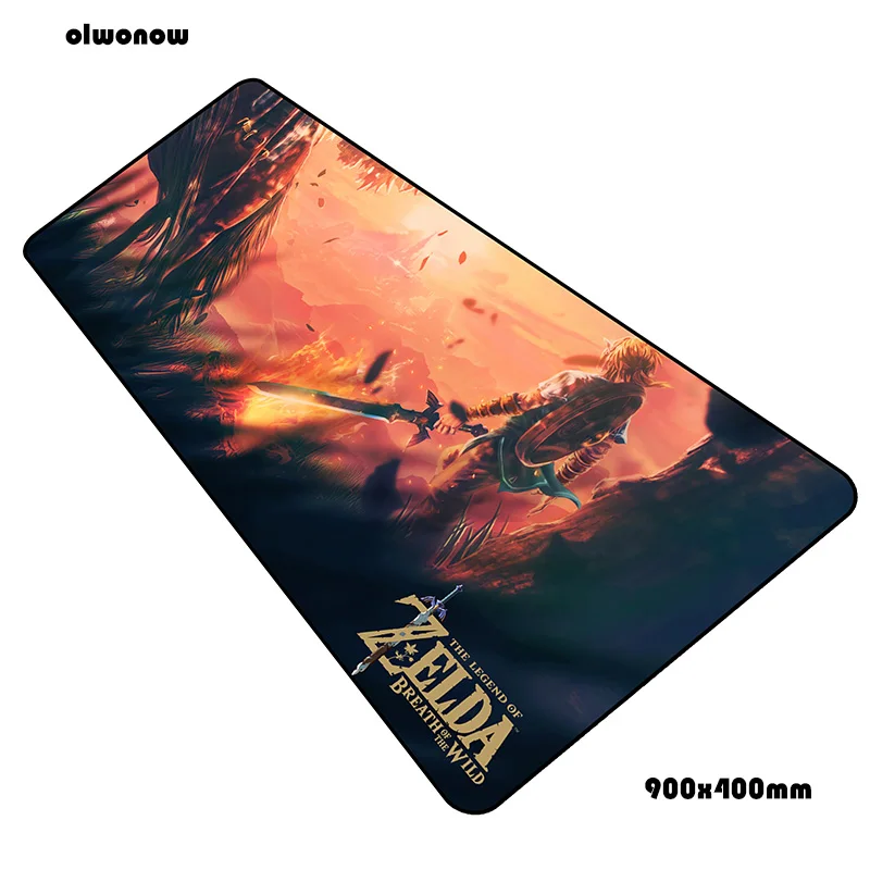 size900x400x2mm Zelda Коврик для мыши геймер подарки 90x40 см notbook коврик для мыши игровой коврик для мыши большой восхитительный коврик для мыши ПК настольный коврик для мыши - Цвет: size900x400x2mm