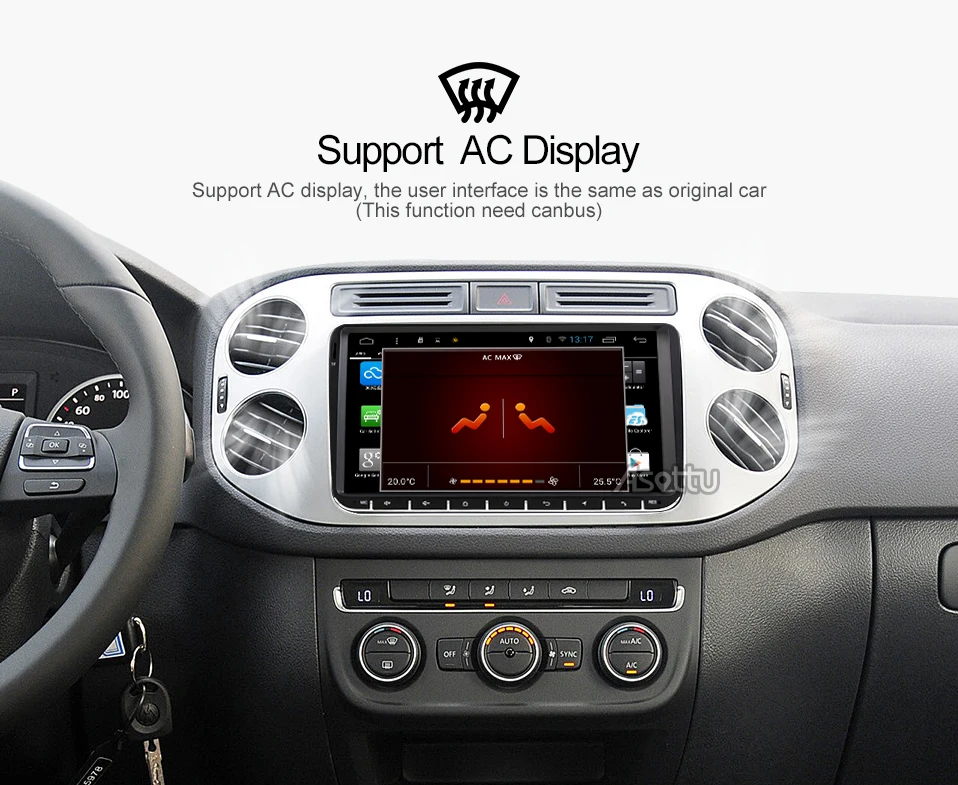 Top EU RU warehouse Asottu  CDZ9081 car dvd player  for Skoda Fabia octavia Superb Yeti Seat Rapid for vw golf tiguan polo passat CC 11
