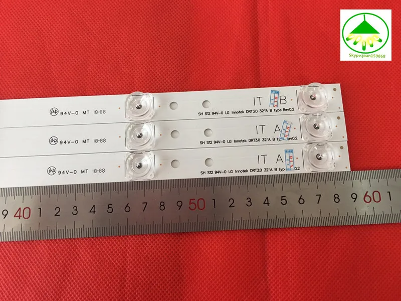 Led para lg 100% Nova 32lb5610 cd Cem 3 s94v 0 Tira Conduzida 1506 Lc320due fga3 32lb550b 32lb570b 32lb561b 32lb5700 3 Peças e lote 4 led para lg LC320DUE-FGA3 32lb550b 32lb570b 32lb561b 32lb5700 3 peças lote