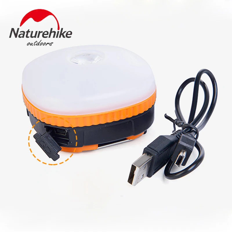 

NatureHike Mini Portable Camping Light LED USB Rechargeable Camping Lantern Waterproof Tent lamp Outdoor Hiking Night Lamp