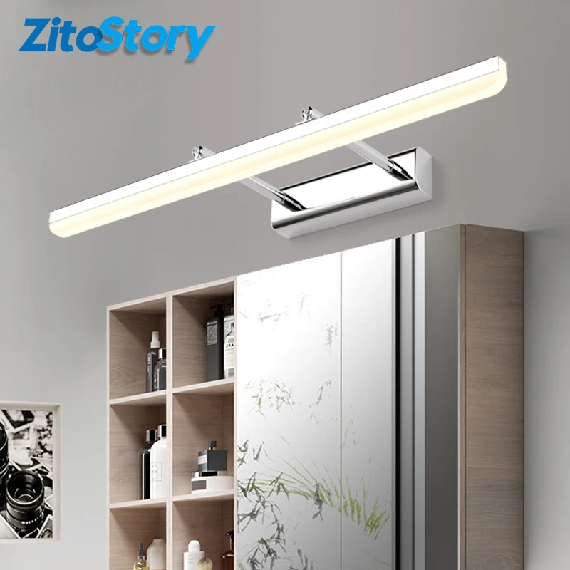 

JUSHENG Modern LED Wall Lamps indoor Bathroom LED vanity Lights Fixtures 220V Wall lamp led lighting bathroom mirror lamps