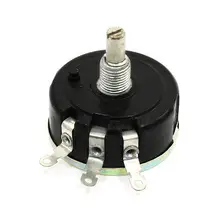 Diâmetro do eixo de 6mm 1k/2k2/3k3/4k7/5k1/5k6/6k8/10k/22k/33k/47k ohm 3w resistor variável wirewound potenciômetro wx111 (030) 1PC