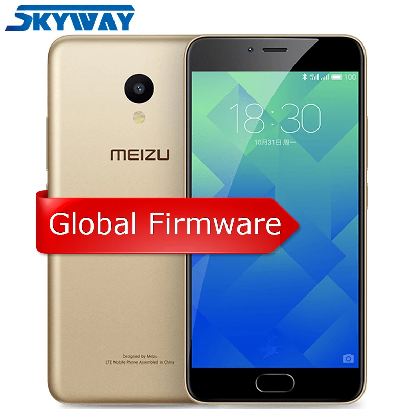 

Meizu M5 4G LTE Cell Phone 2.5D Glass MT6750 Octa Core 5.2" 2GB RAM 16GB ROM 13MP 4G LTE Fingerprint