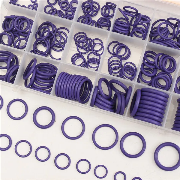 Suleve<ALIMT >&trade;</ALIMT> MXRW1 R22/R134a Air Conditioning O-Ring Rubber Rings Waterproof Washer 270Pcs