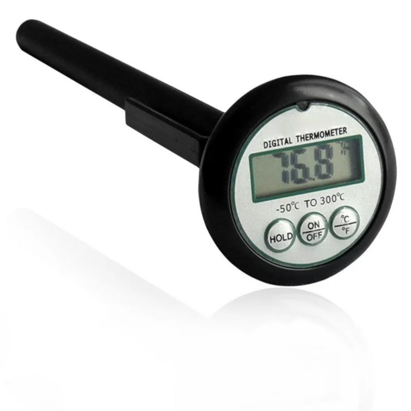 Цифровой термометр для барбекю, зонд для кухонной печи, для приготовления пищи, гриль, термометр для мяса с датчиком, таймер, температурный сигнал