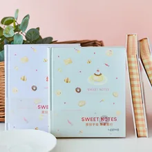 Милые канцелярские принадлежности мини-блокнот расписанный вручную плотный Личный Дневник путешествия Журнал Планировщик записная книжка Filofax школьные принадлежности