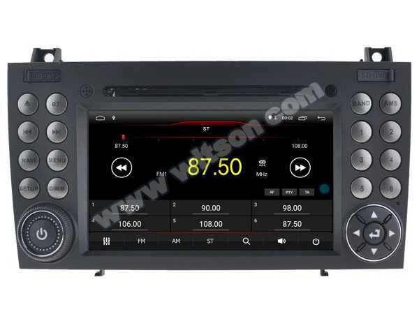 WITSON Android 9,1 Автомобильный gps dvd для BENZ LK200/SLK280 SLK350/SLK автомобильный аудио 2 Гб ram 16 Гб FLASH+ DAB+ OBD+ TPMS+ DVR+ Wifi/3g/4G поддержка