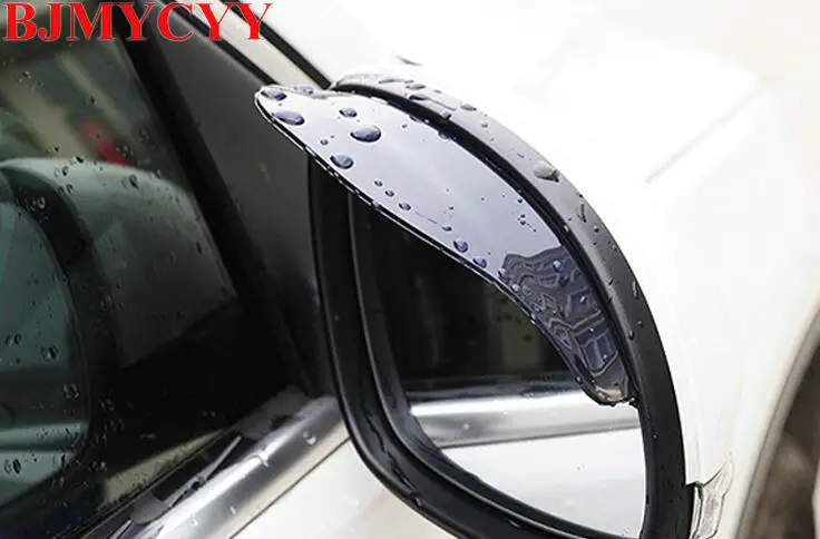 BJMYCYY Auto rearview mirror rain eyebrow decoration For BMW E46 E39 E60 E90 E36 F30 F10 F20 X5 E53 E30 E34 E92 M3 4 M R56 53 | Автомобили