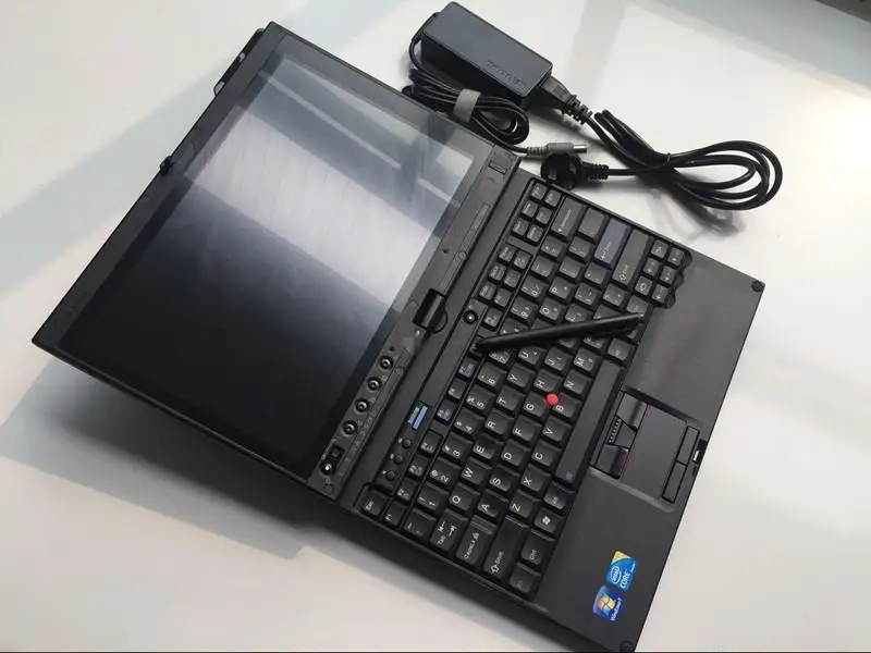 Для lenovo thinkpad x200 планшет с сенсорным экраном используемый ноутбук для автомобиля диагностический с батареей горячая Распродажа выбрать hdd для mb для bmw