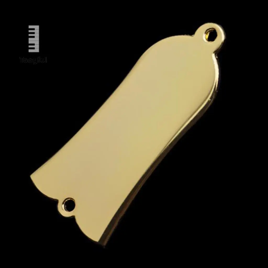 Tooyful 2 pieces/set Bell Shaped Truss Rod Cover with 4 Pieces Screws for Les Paul Electric Guitar Parts 