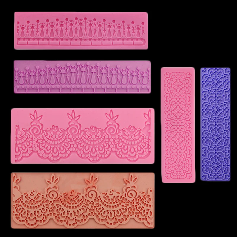 

New Hot Diy Flower Pattern Rectangular Fudge Cake Decorated Chocolate Silicone Mold Candle Cake Tool Kitchen Bakery