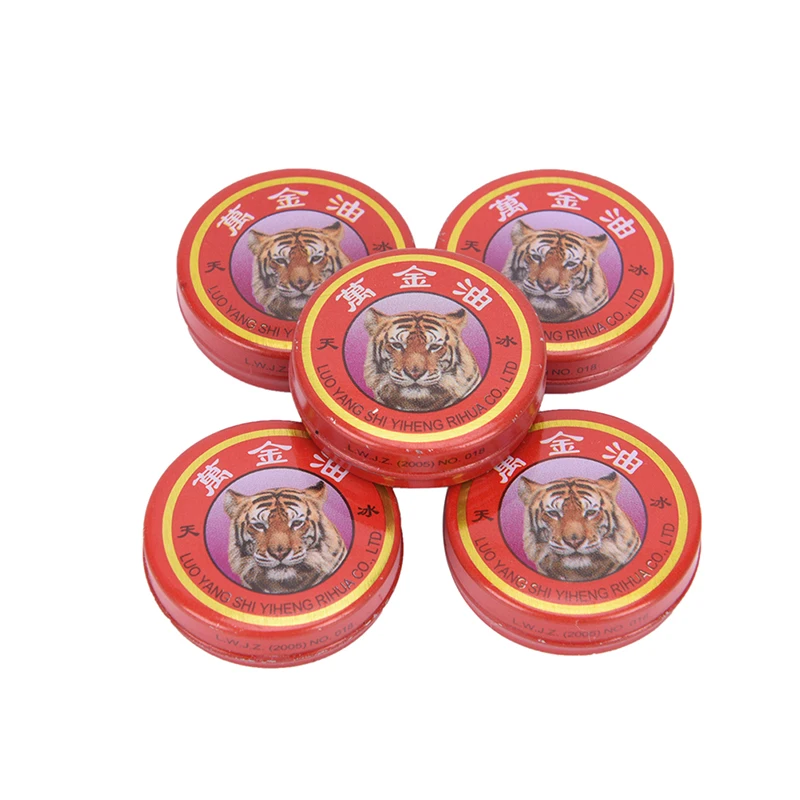 5Pcs 30g Tiger Relax Oils Muscle Massager Relax Essential Oil Magic Balm Refresh Influenza Treatment Cold Headache Dizziness