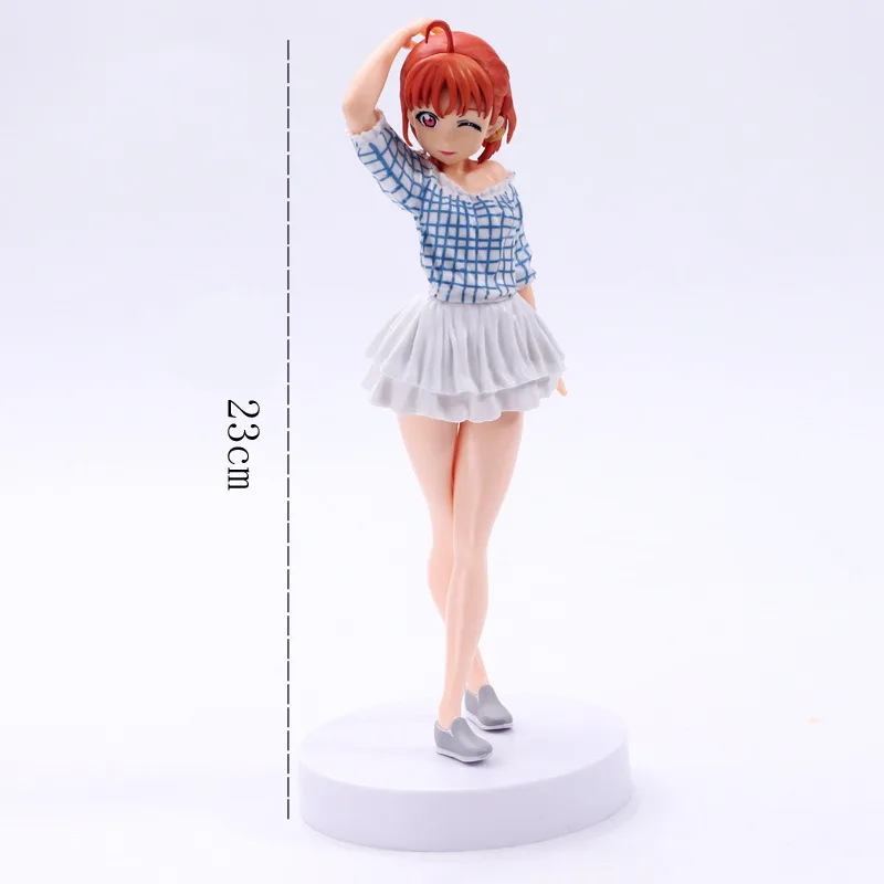 Японское аниме Love Live Takami Chika Фигурки игрушки фигурка 23 см ПВХ модель кукла с